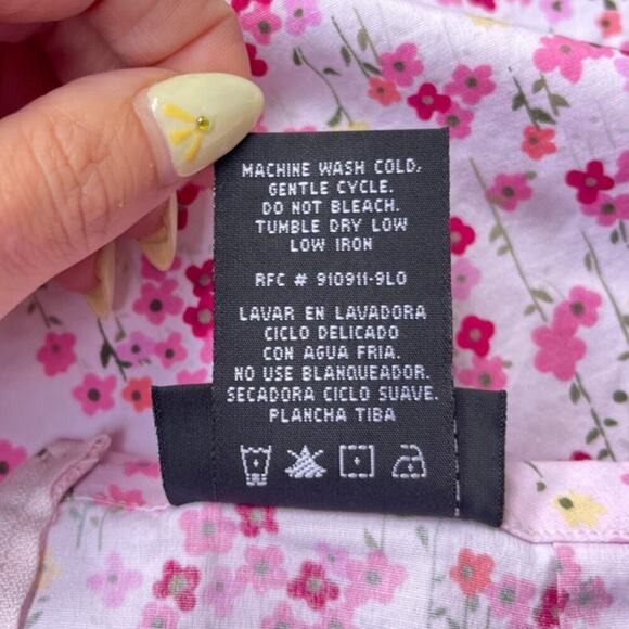 No Boundaries Vintage Y2K Pink Floral Skirt – Juniors L Tag / Fits Women Medium - Picture 11 of 12